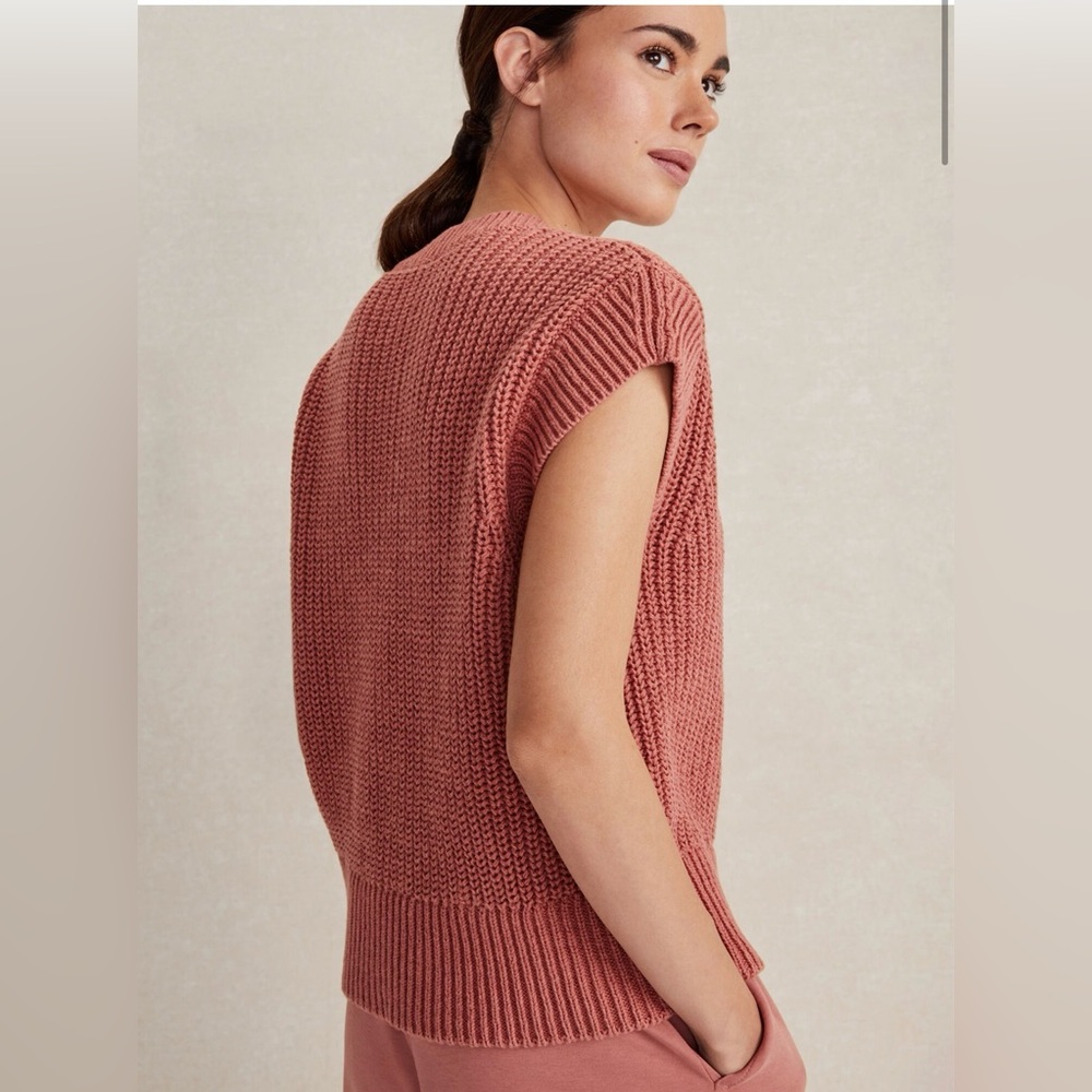 Haven Well Within Cotton Linen Sweater Vest – Medium - Picture 2 of 6